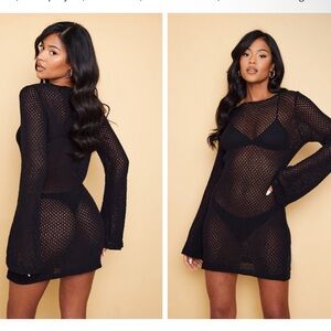 PRETTY LITTLE THING knitted cover up